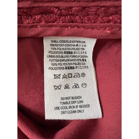 SAYLOR X Free People Jessa Red Lace Open Back Bohemian Mini Dress Size Large - Picture 5 of 8